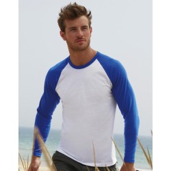 Μακρυμάνικο Baseball T-Shirt Fruit Of The Loom, VALUEWEIGHT 61-028-0