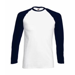 Μακρυμάνικο Baseball T-Shirt Fruit Of The Loom, VALUEWEIGHT 61-028-0