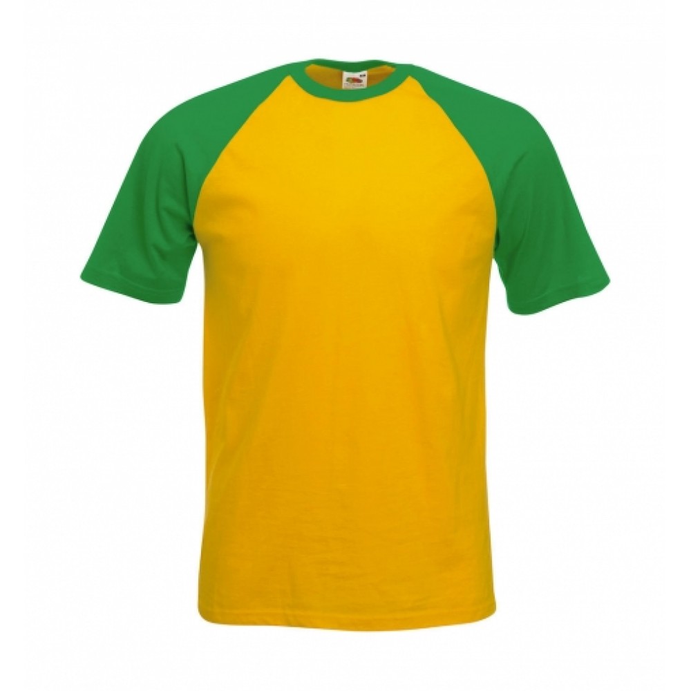 Μπλουζάκι T-Shirt Basebal Fruit Of The Loom, VALUEWEIGHT 61-026-0