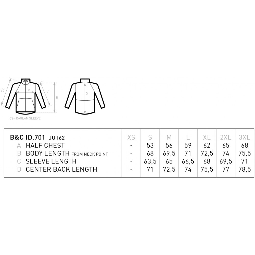 Μπουφάν B&C Softshell, ID.701