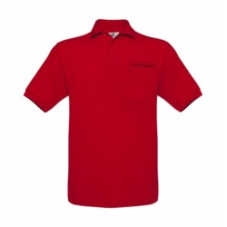 Ανδρικό Πόλο B&C, Safran Pocket PU415