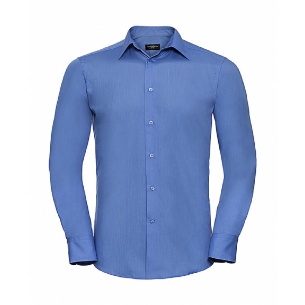 Πουκάμισο Ανδρικό Russell Collection, LS POPLIN R-924M-0